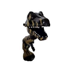 JA-RV 8370722 Dino Grabber Pick Chomp Black Dinosaur Toy 5.5"